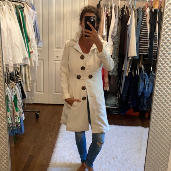 Jackets & Blazers - Beige coat.